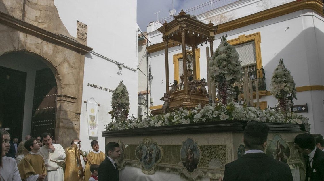 Horario e Itinerario Procesión Corpus de la Parroquia de San Juan y Todos los Santos (Trinidad). Córdoba 16 de Junio del 2024