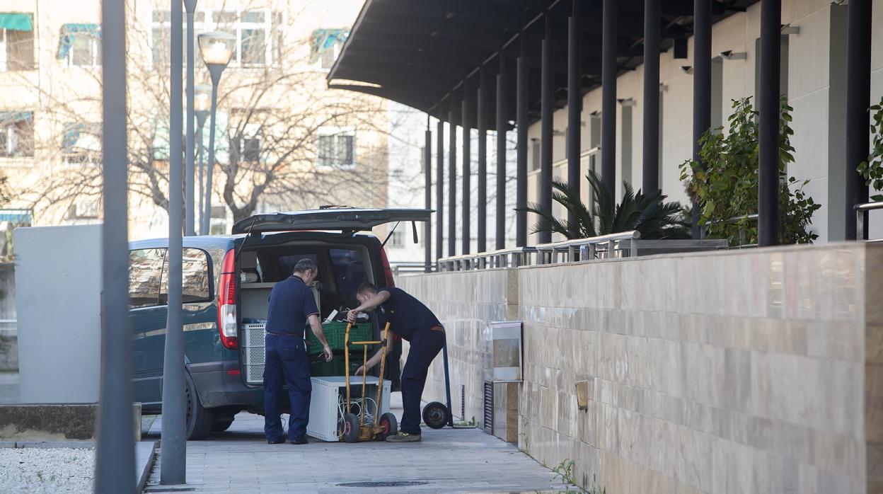 Desalojo de la Escuela de Hostelería