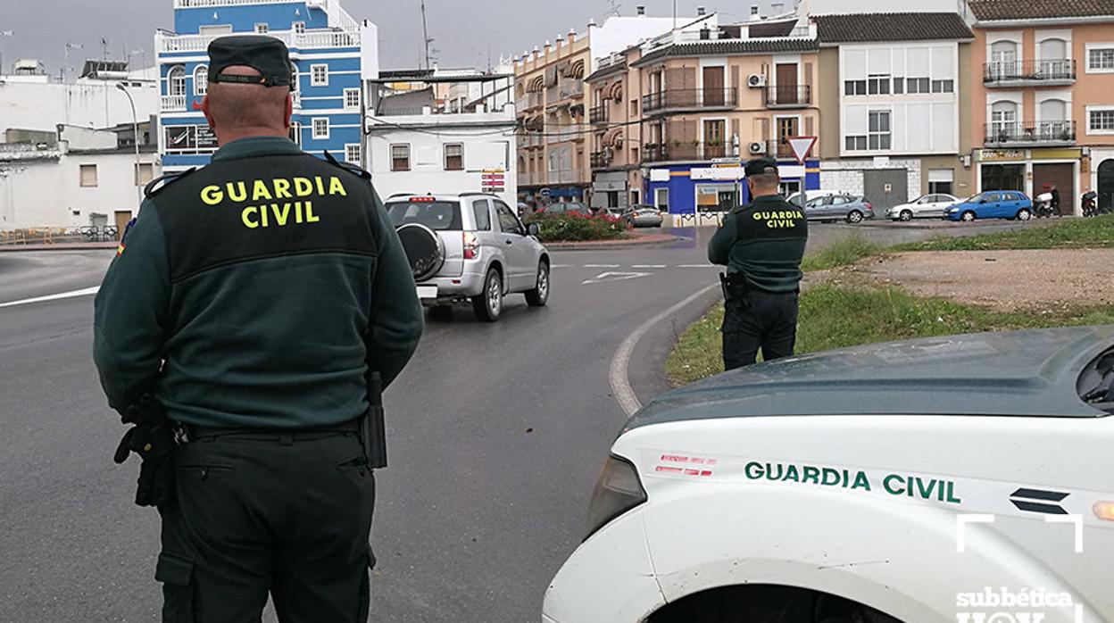 Efectivos de la Guardia Civil de Puente Genil