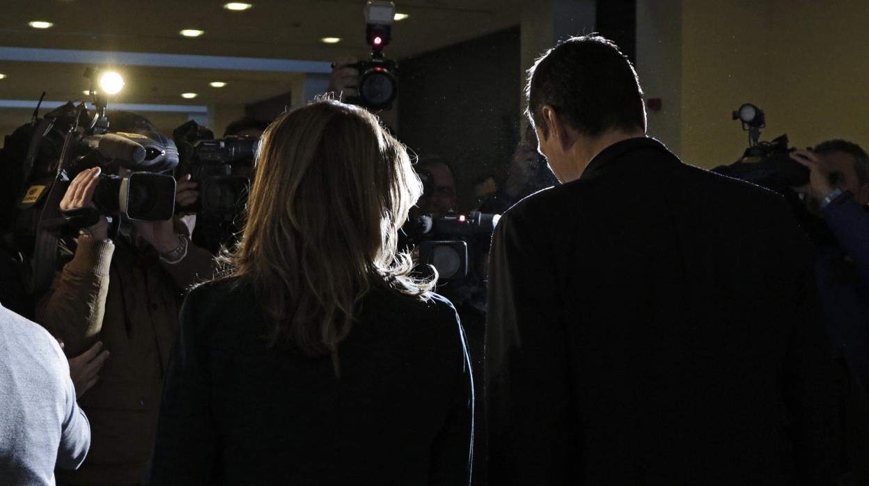 Susana Díaz y Pedro Sánchez durante su encuentro el pasado mes de enero en Sevilla