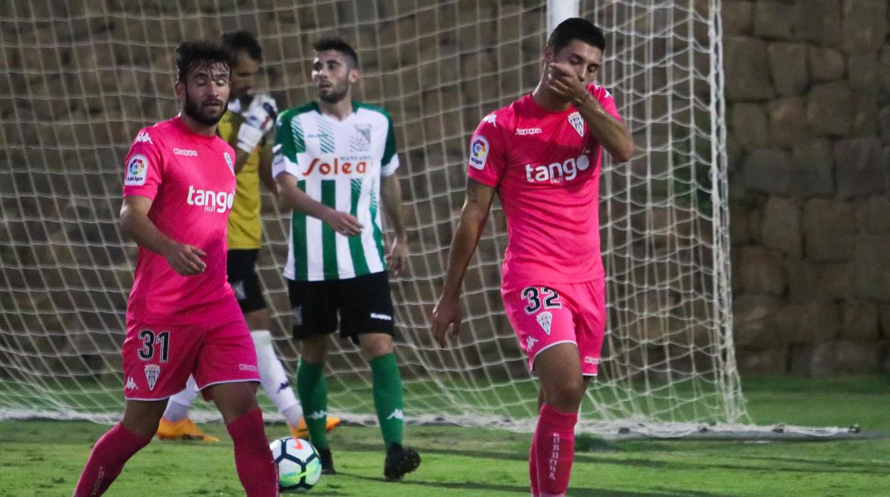 Sebas, en el partido de la temporada pasada ante el Sanluqueño