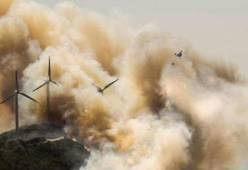 Declarado un segundo incendio en un paraje natural de Tarifa