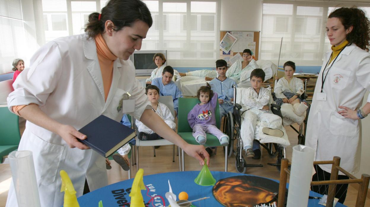 Niños ingresados en el Reina Sofía de Córdoba