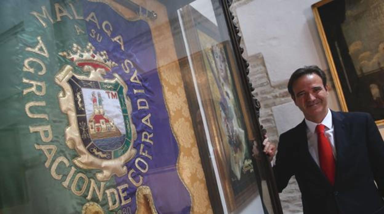 Pablo Atencia, presidente de la Agrupación de Cofradías de Málaga