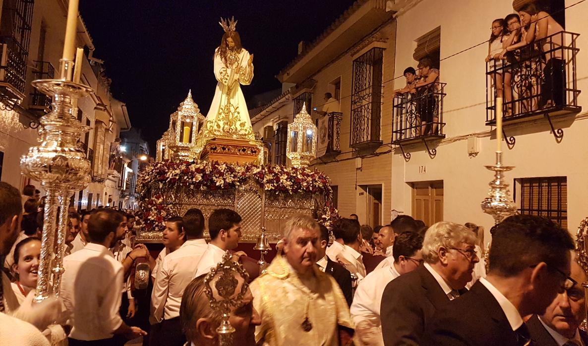 Procesión de Nuestro Padre Jesús del Calvario en las calles de Montalbán