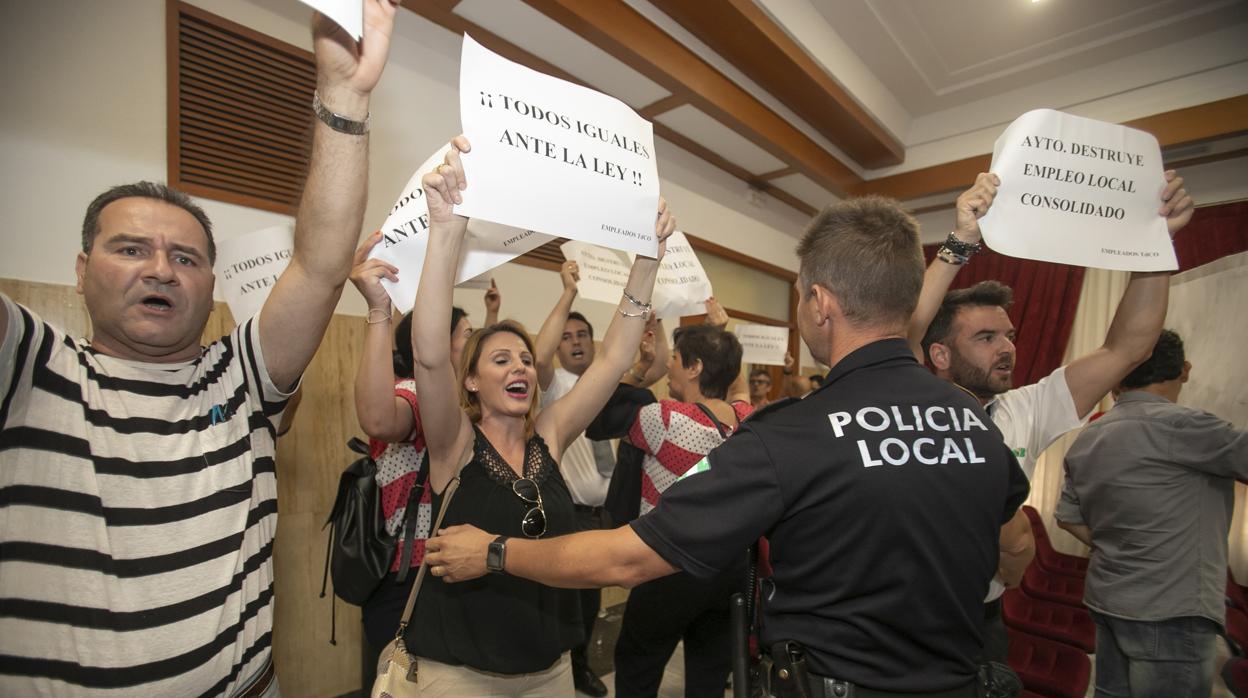 Protesta de los trabajadores de Tanatorios de Córdoba