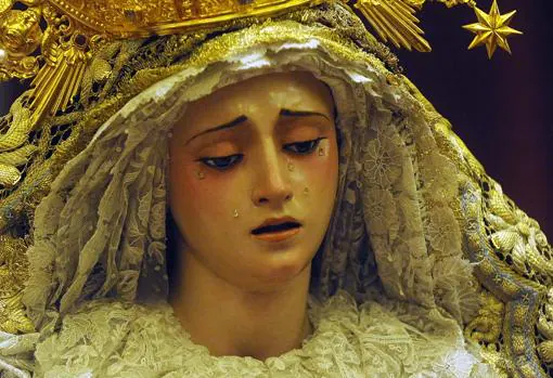 María Santísima de la Angustia, titular de la sevillana hermandad de los Estudiantes
