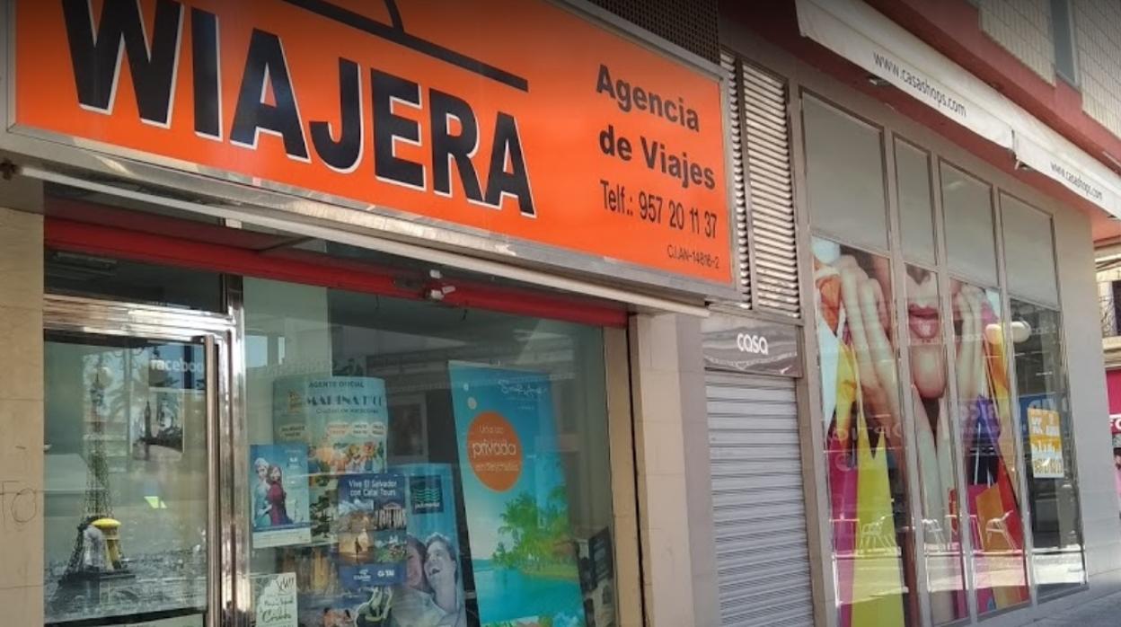 La oficina que tenía la agencia de viajes en Córdoba