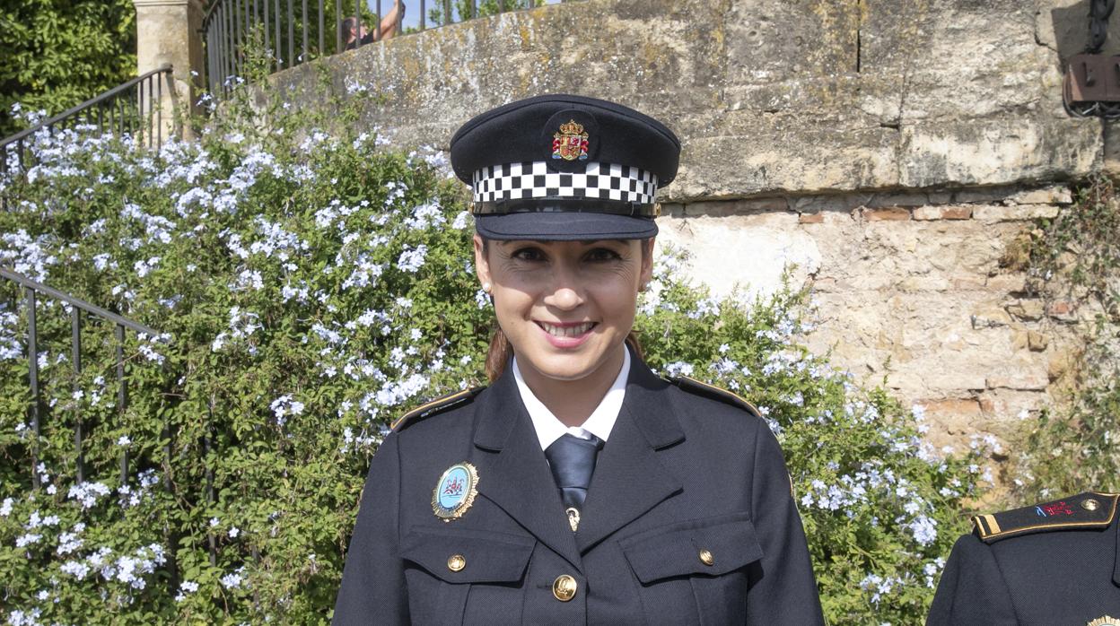Victoria Arjona, en el acto de la Policía Local de Córdoba