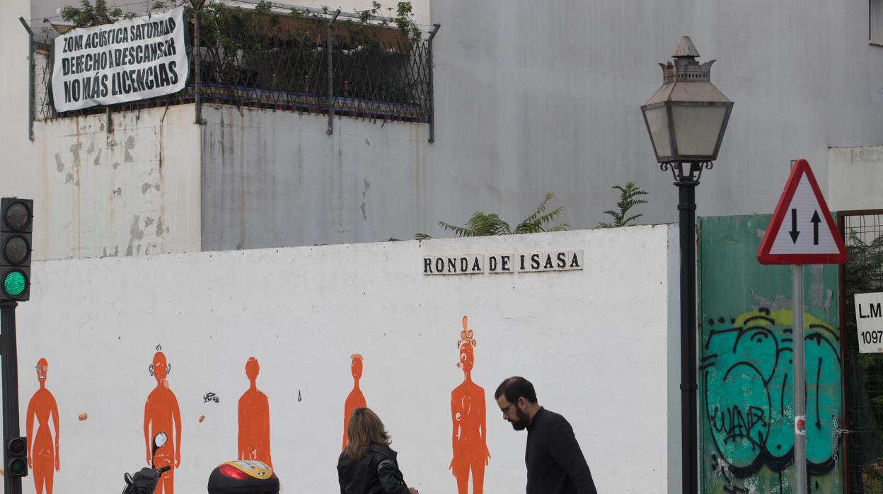 El solar motivo de la polémica en la Ribera