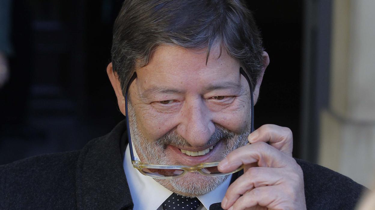 Francisco Javier Guerrero, a la salida de los juzgados