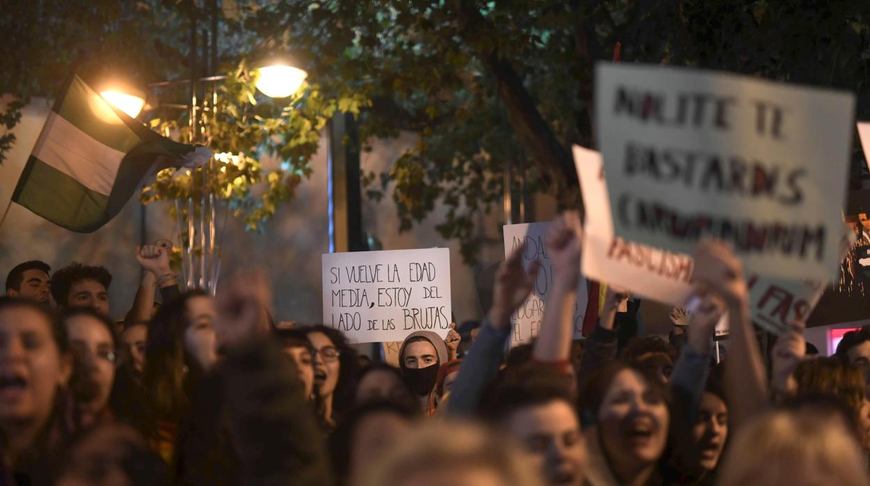 Manifestación contra el ascenso de Vox en Córdoba