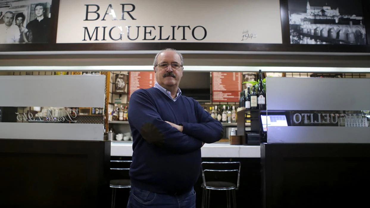 Francisco Cano, propietario del bar Miguelito