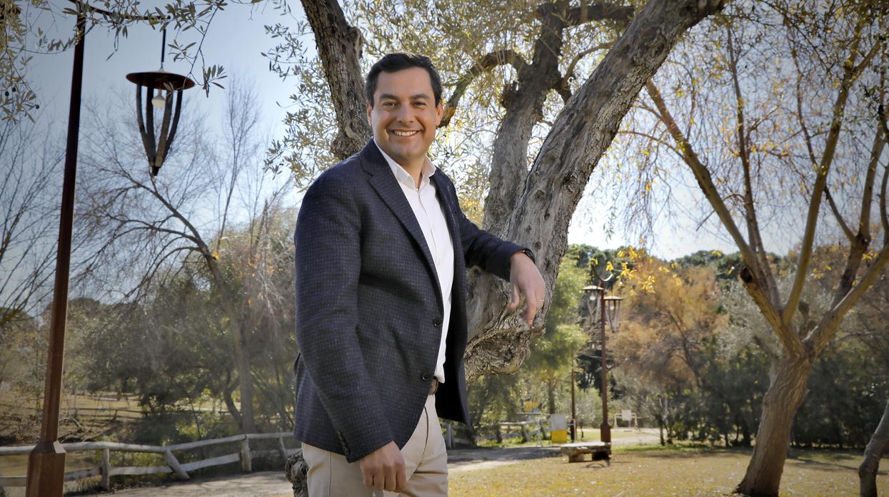 Moreno Bonilla durante la entrevista