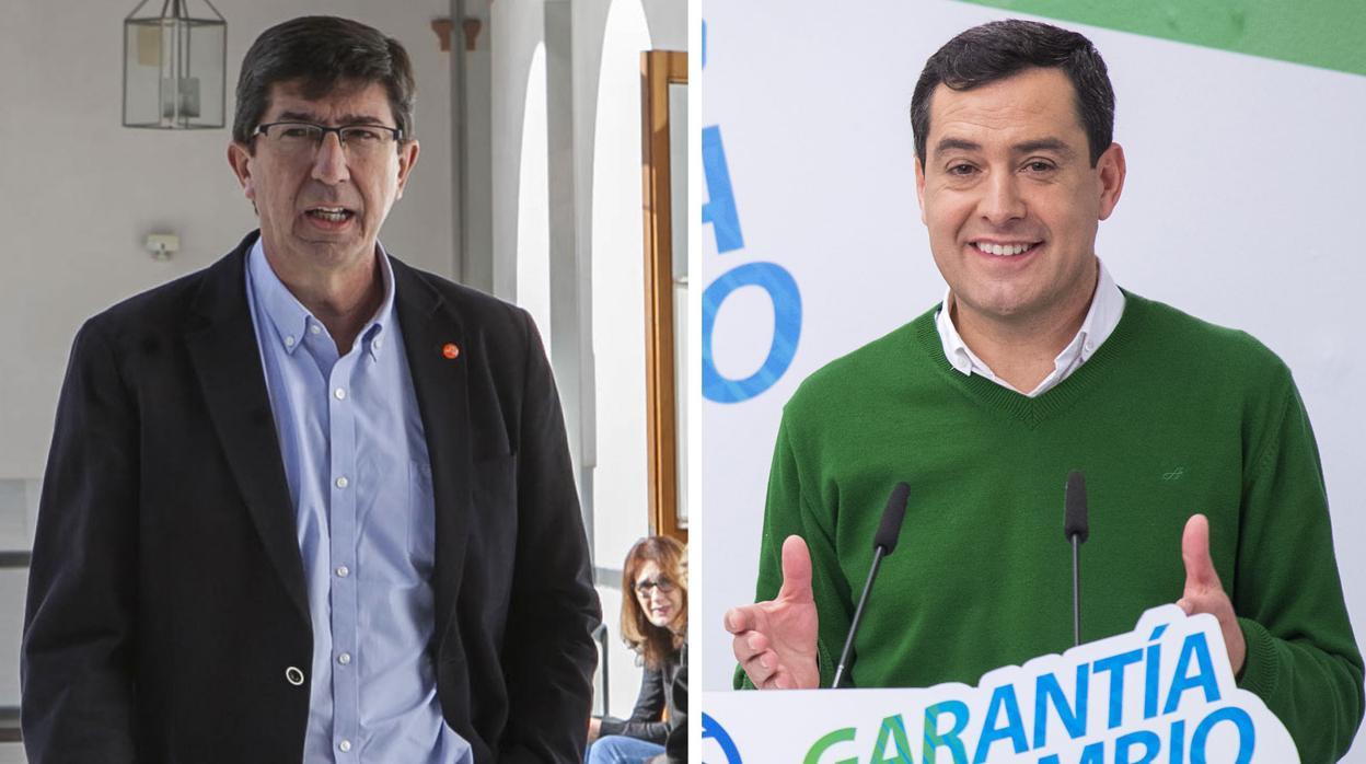 Juan Marín y Juanma Moreno