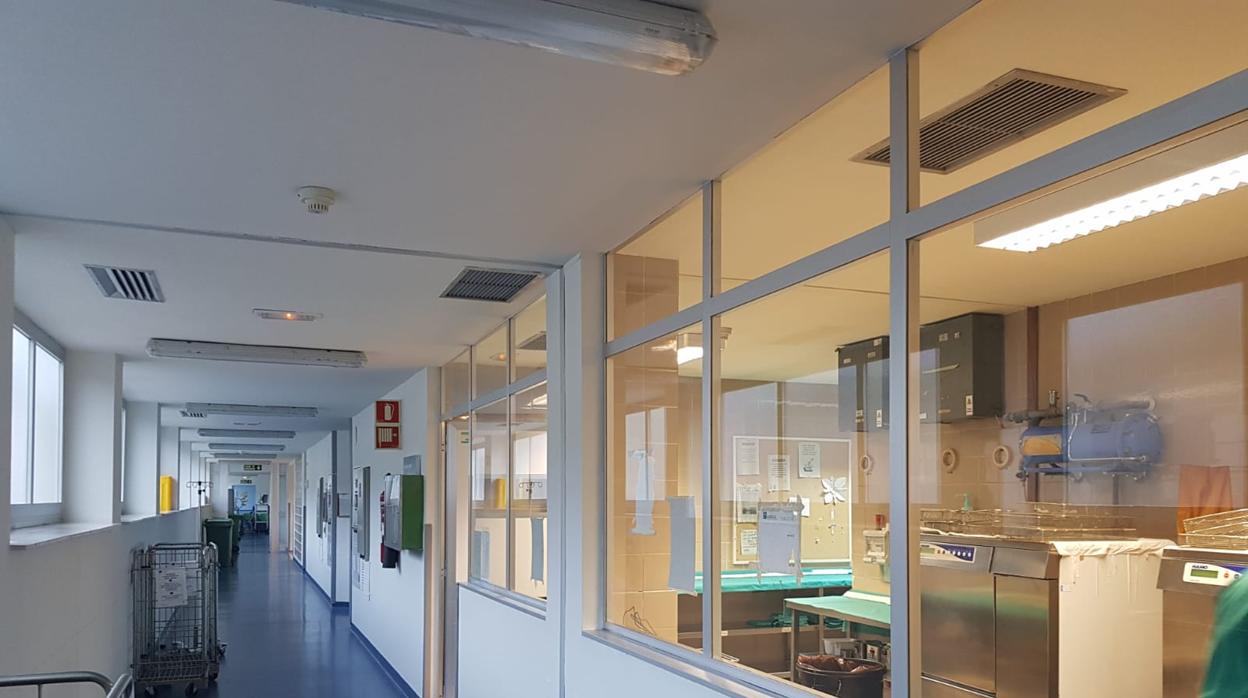 Área de quirófanos del hopistal Infanta Margarita de Cabra
