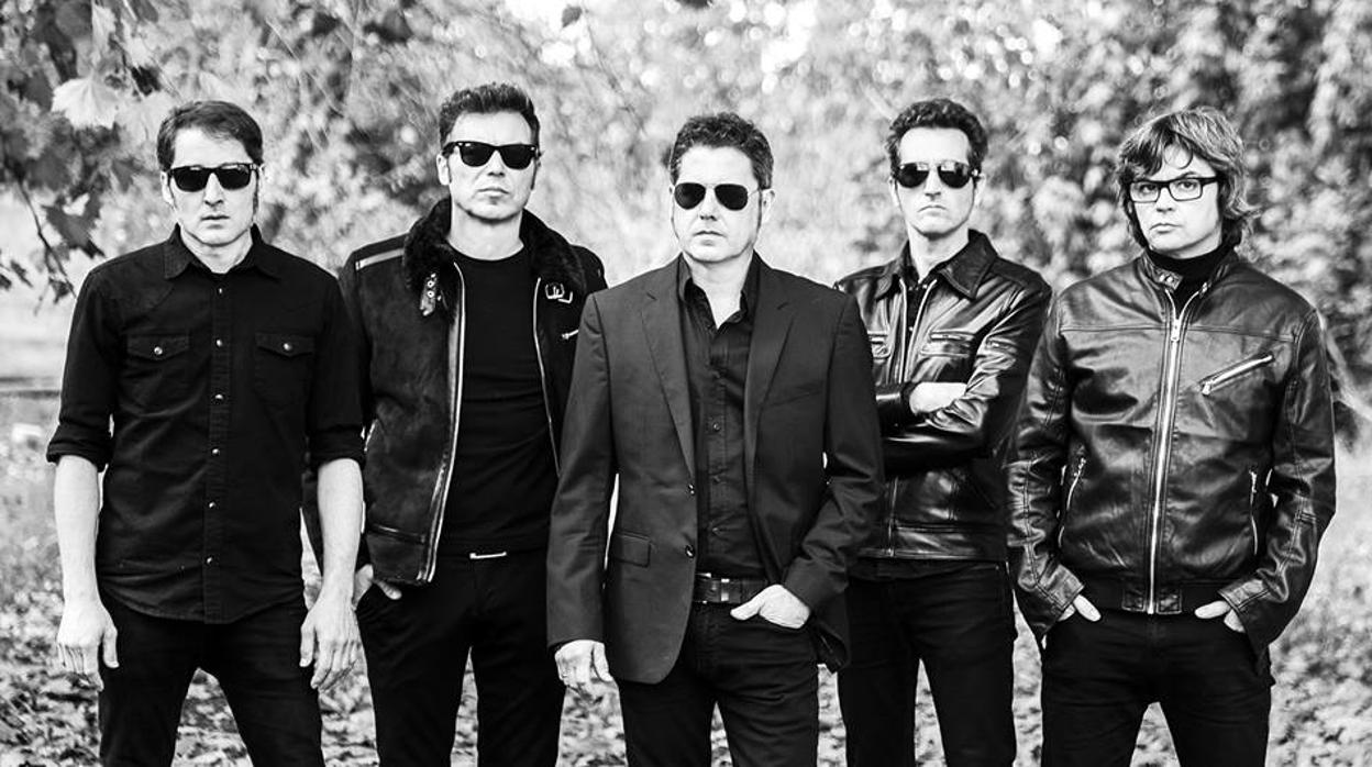 Los cinco componentes de la banda granadina 091.