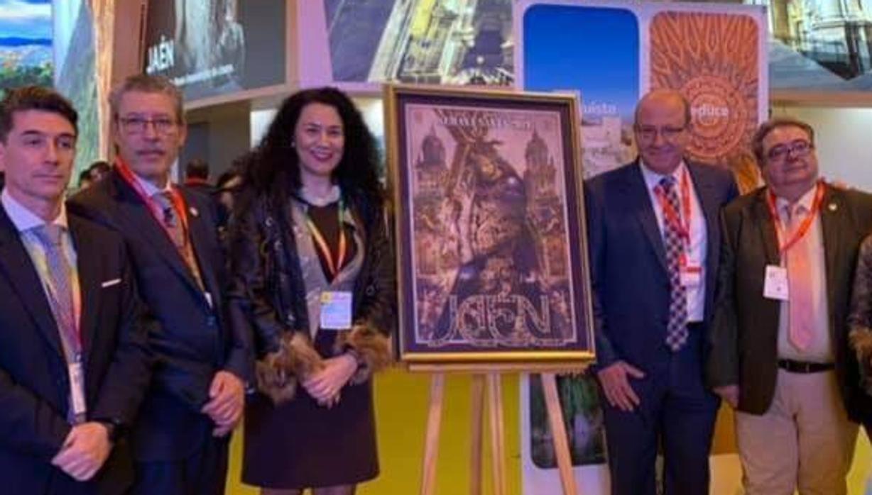 Acto de presentación en Fitur del cartel de la Semana Santa de Jaén