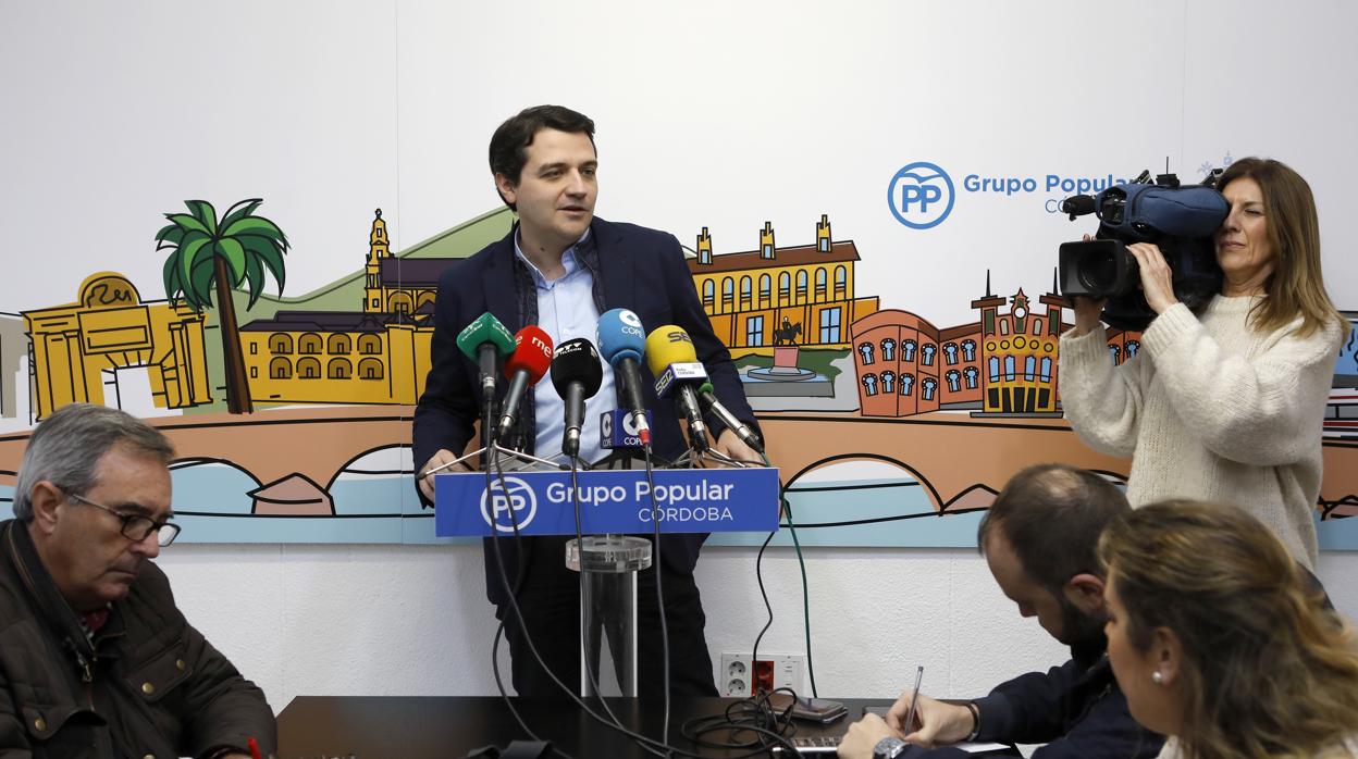 Bellido, en una rueda de prensa reciente