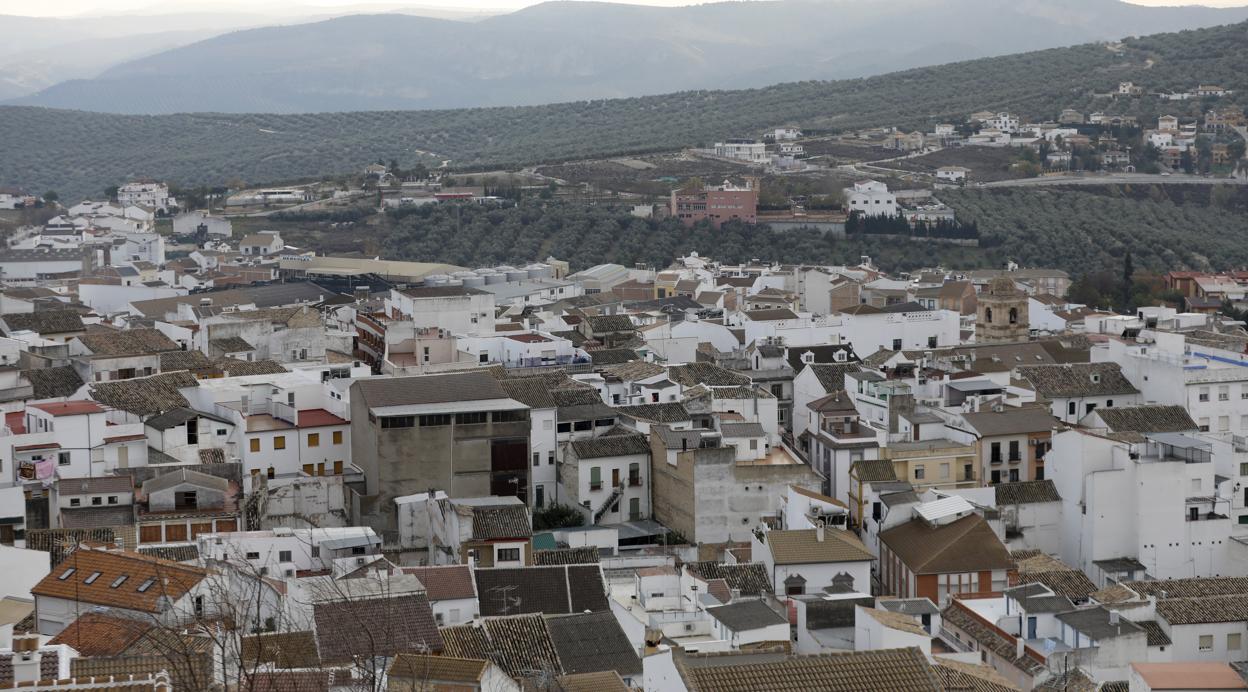 Vista general de la localidad de Rute, en la Subbética cordobesa