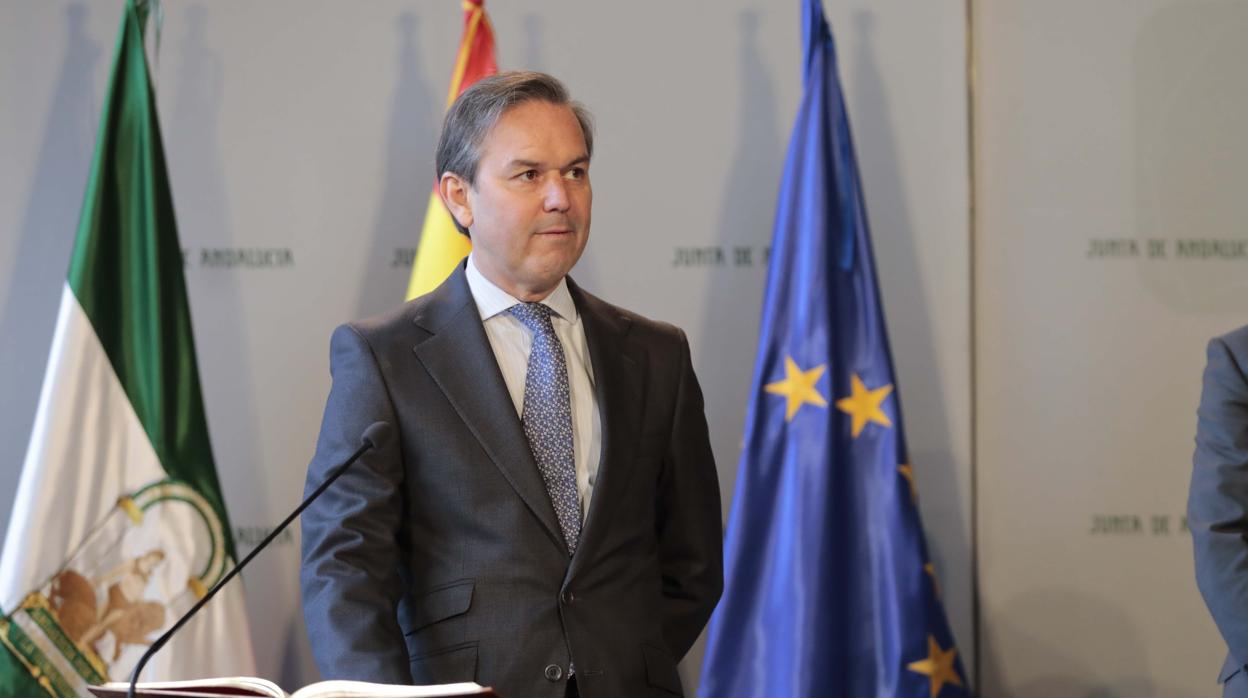 Alberto García Valera en su toma de posesión