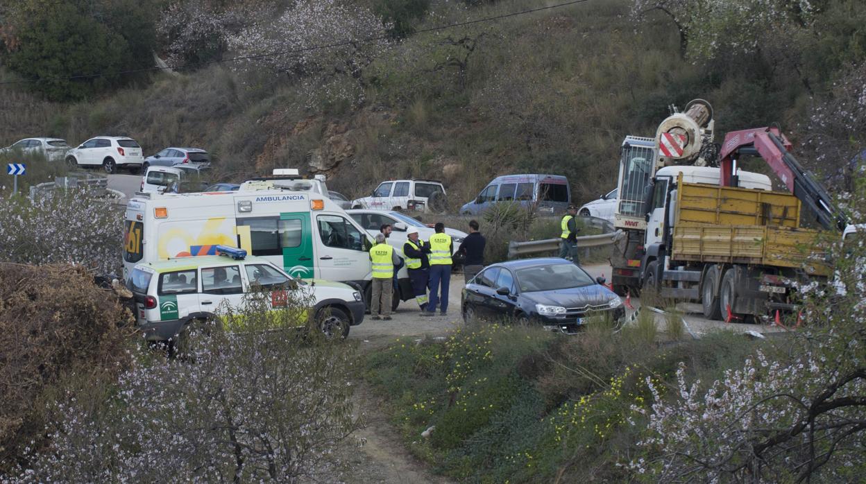 Dispositivo de búsqueda activado en la finca donde cayó en un pozo Julen