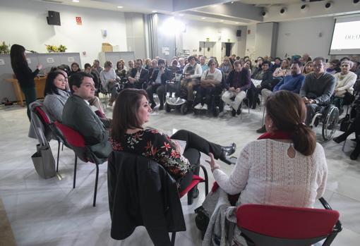 Un momento del acto celebrado ayer en e Fepamic