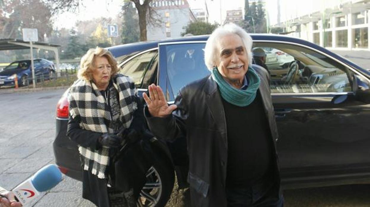 Rafael Gómez antes de acudir a los juzgados en enero de 2017