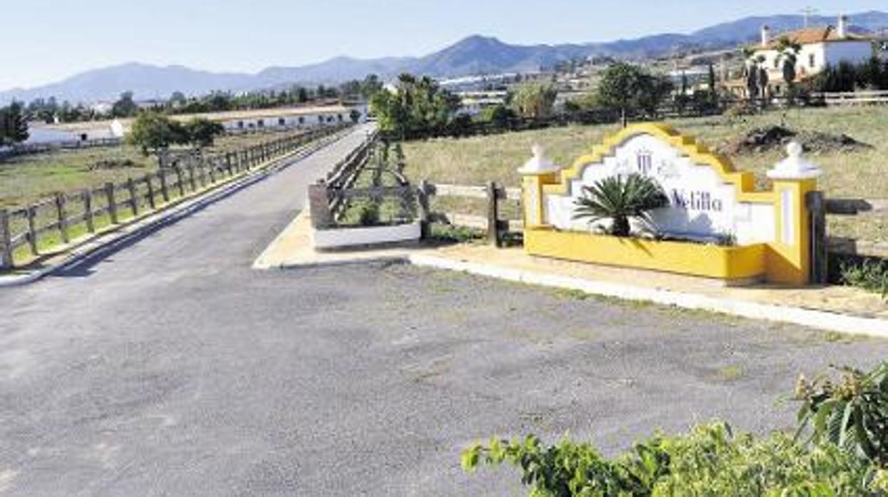 Entrada a la Finca de La Caridad