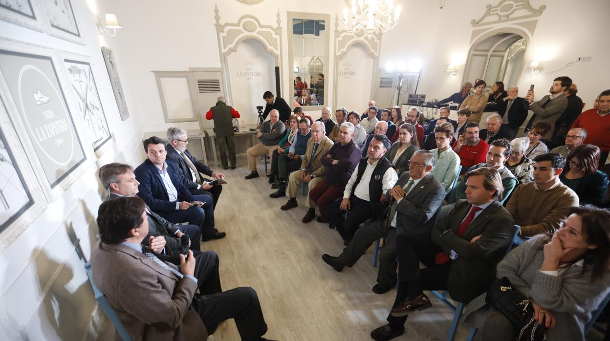 José María Bellido, durante su participación en el foro de anoche