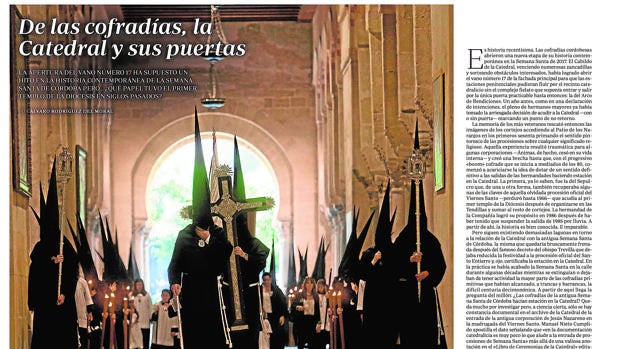 ABC entrega gratis este viernes 8 de marzo la revista de Semana Santa «Pasión en Córdoba»