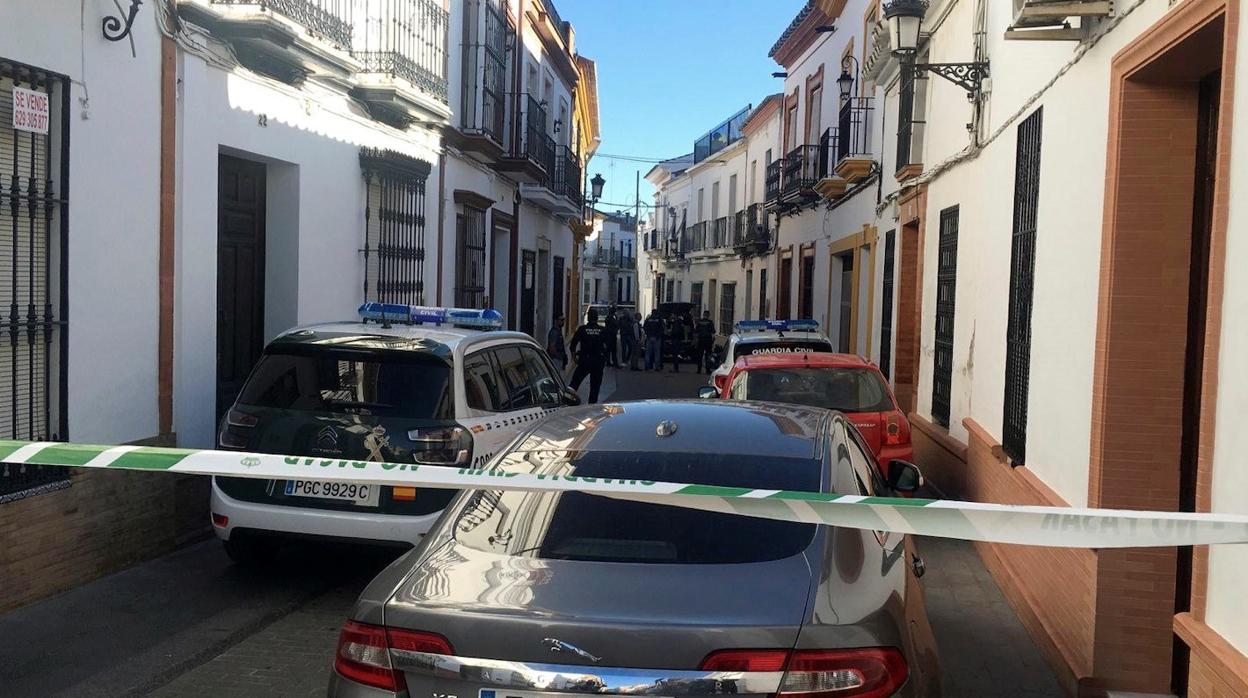 La calle de Bollullos donde ocurrieron los hechos