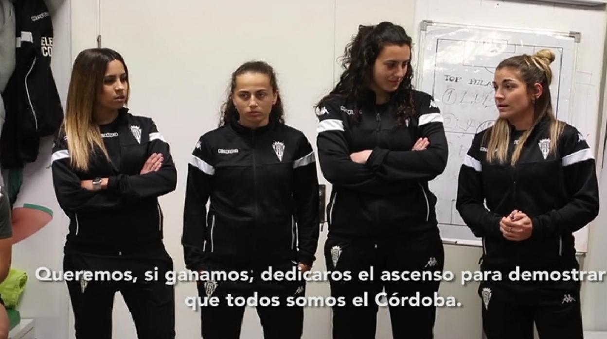 Vídeo: El emotivo mensaje de fuerza de las jugadoras del Córdoba CF Femenino al primer equipo