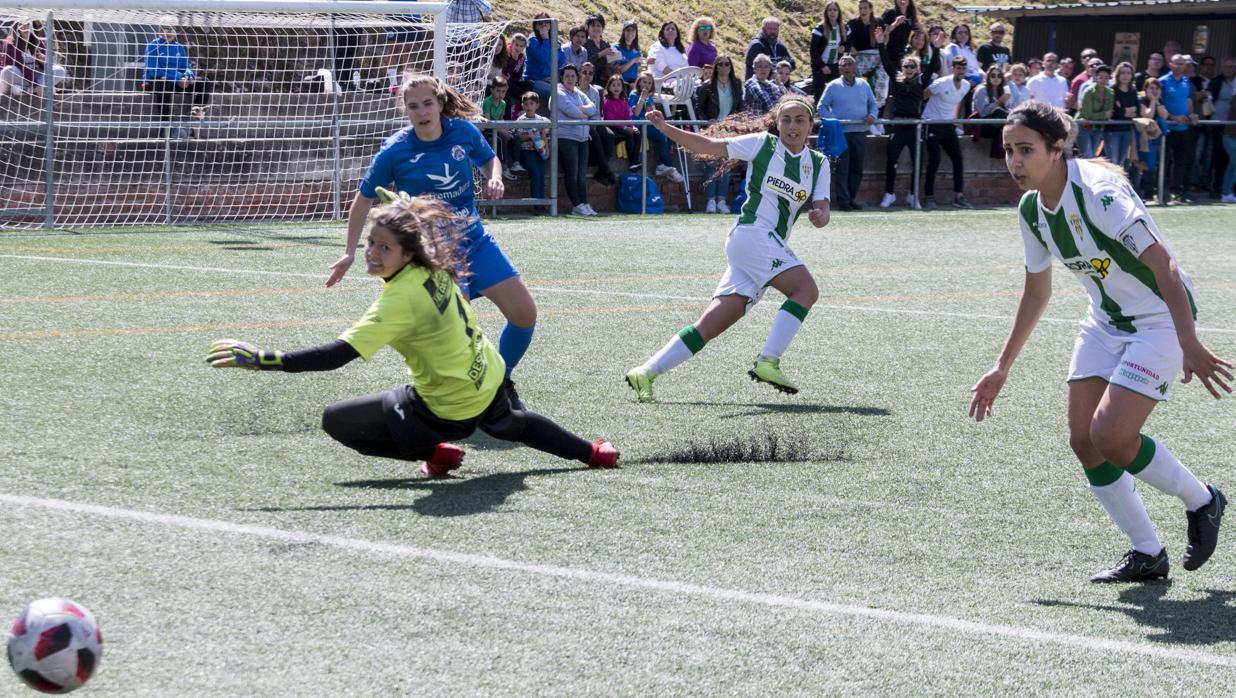 Uno de los goles ante el San Miguel