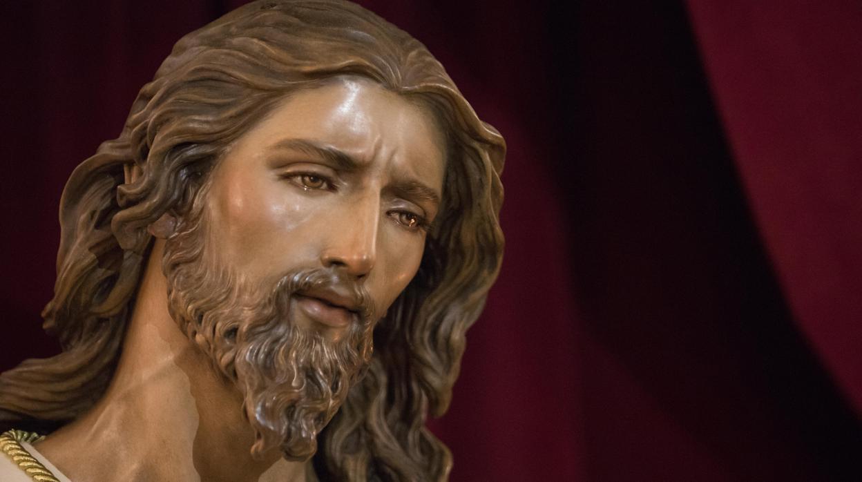 Imagen de Nuestro Padre Jesús de la Bondad, en el santuario de Nuestra Señora de la Fuensanta