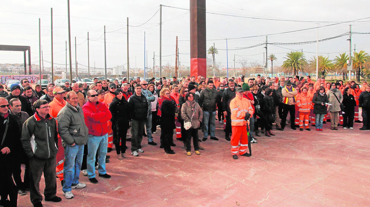 Reunión de trabajadores de Sadeco en El Arenal
