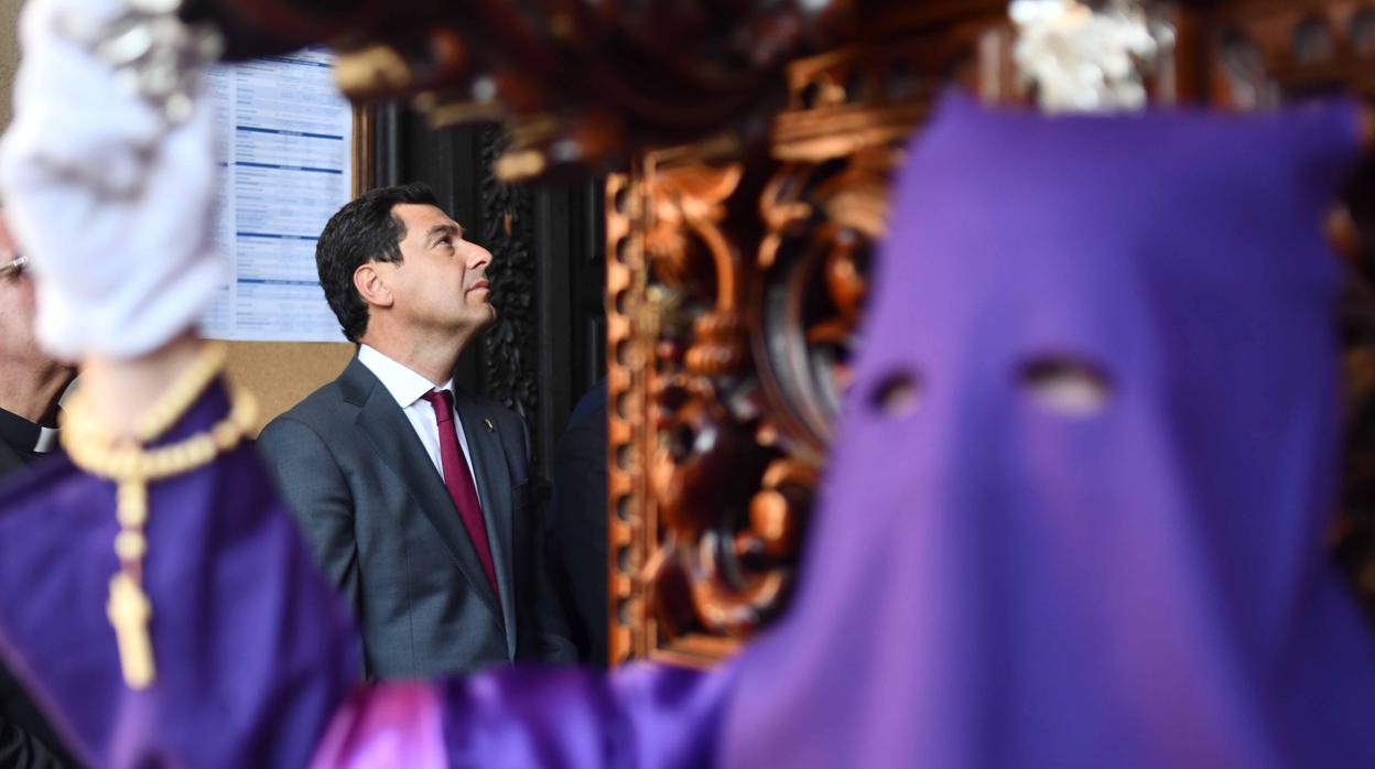 El presidente de la Junta, ayer en Córdoba