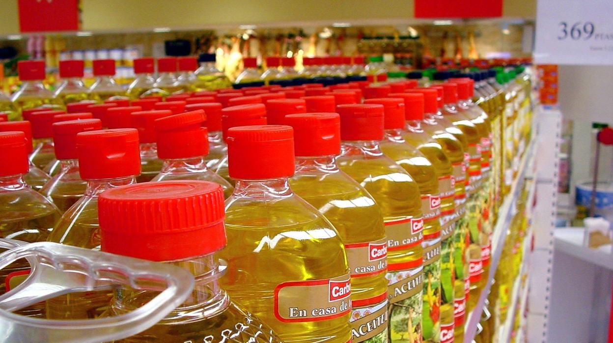 Línea de envasado de aceite de orujo