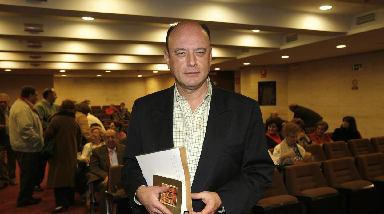 Fray Ricardo de Córdoba durante una conferencia en la sede de Cajasur de Córdoba