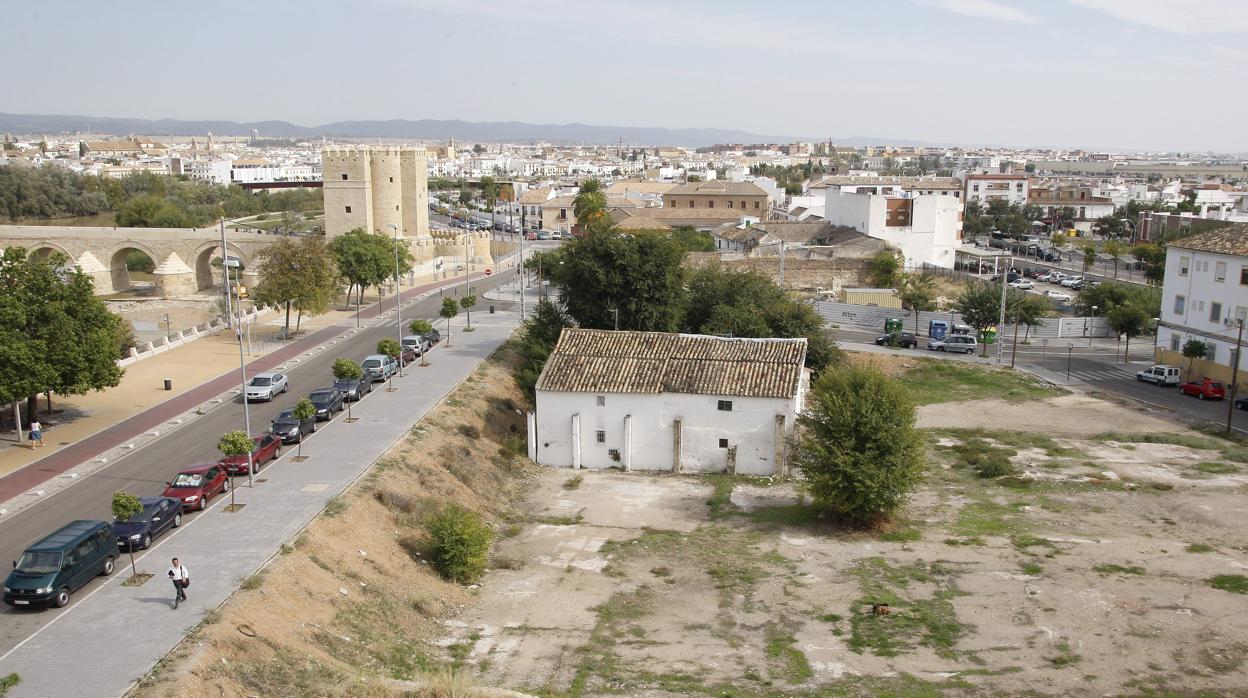 `arte de los suelos donde se había previsto levantar el nuevo Bellas Artes de Córdoba