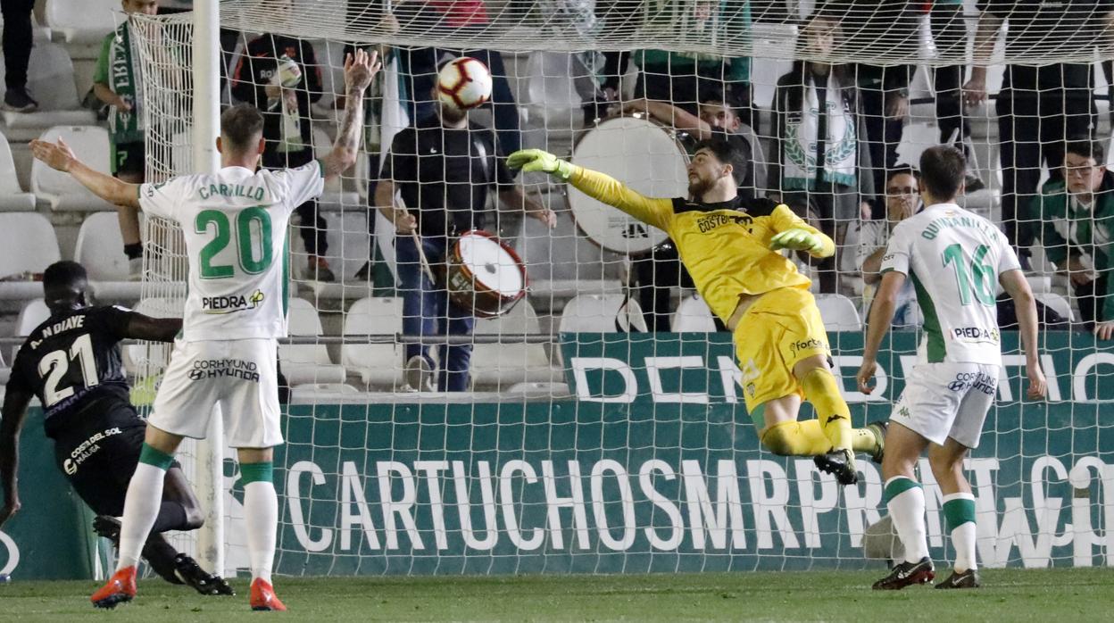 Abad, en un lance de esta temporada