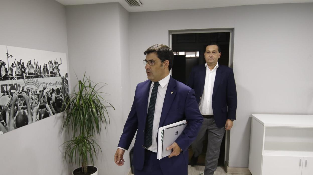 El presidentre del Córdoba, Jesús León