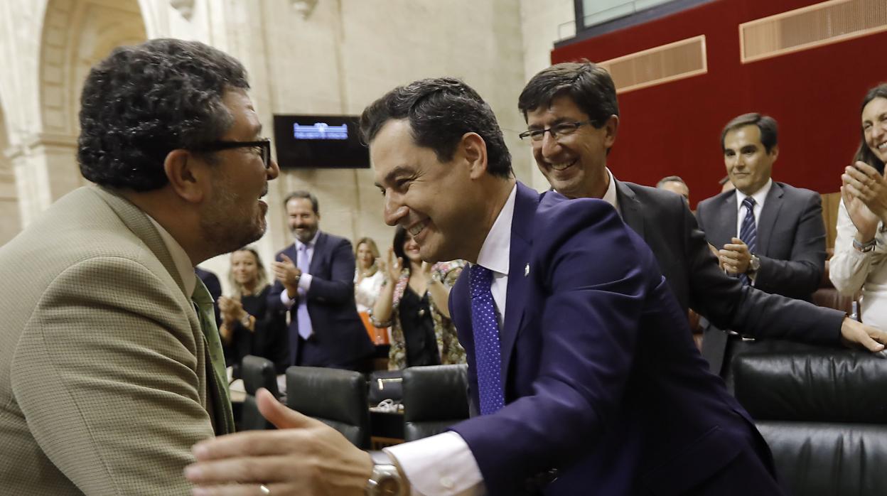 Debate en el Parlamento Andalucia sobre los presupuestos de 2019