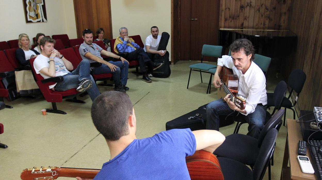 Clases en el Conservatorio Superior de Música Rafael Orozco de Córdoba