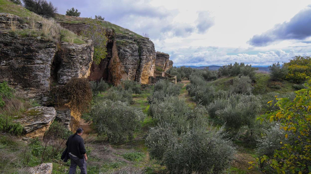 Minas que trabajaron los íberos en Ategua, en el término municipal de Córdoba