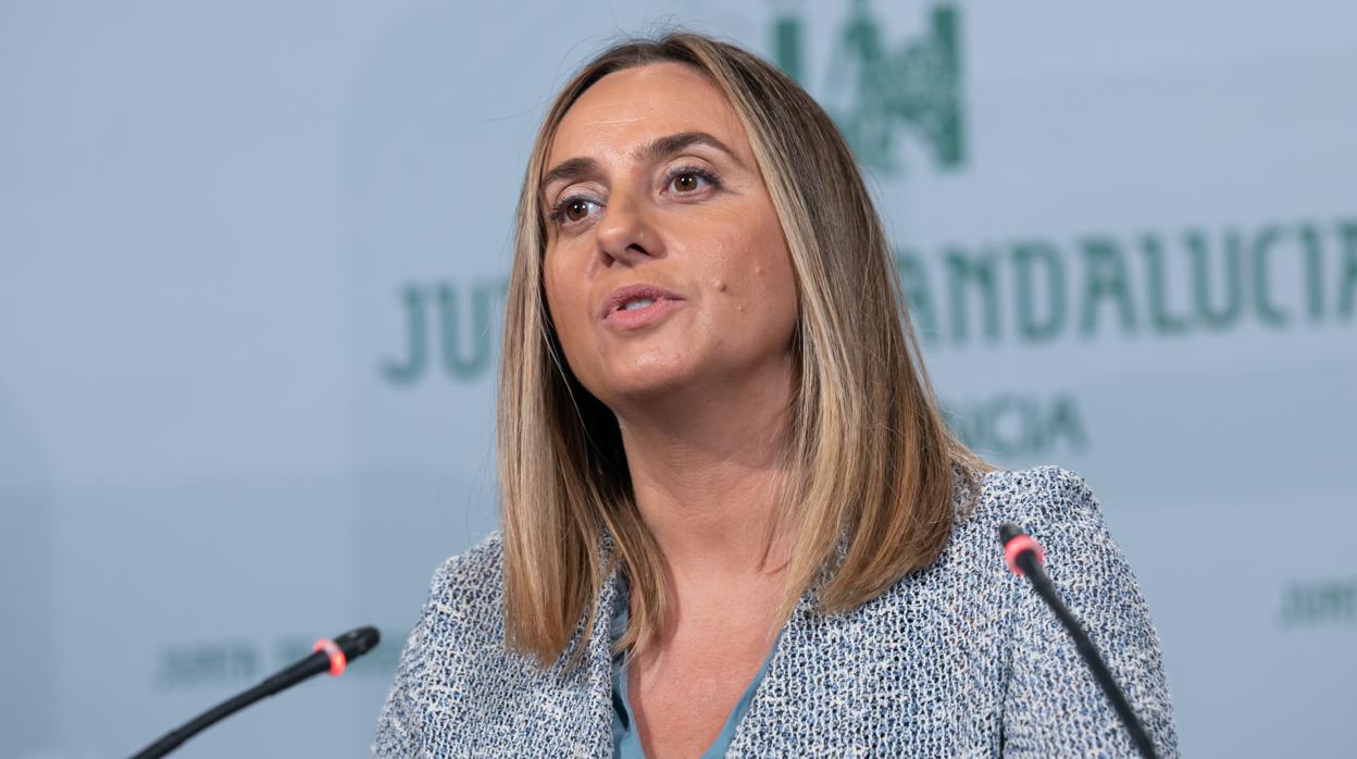 La consejera de Fomento Marifrán Carazo