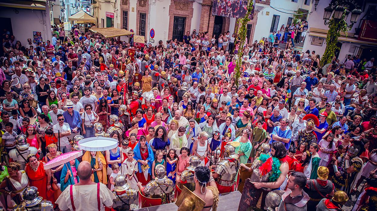 Recreación de la villa romana en Aroche