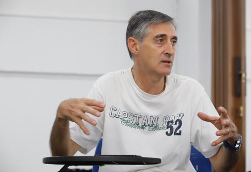 Delfín Fernández, durante la entrevista con ABC Córdoba