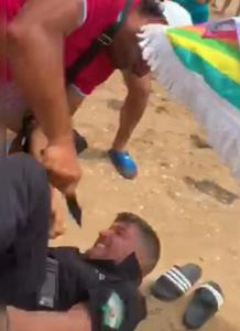 Momento de la agresión