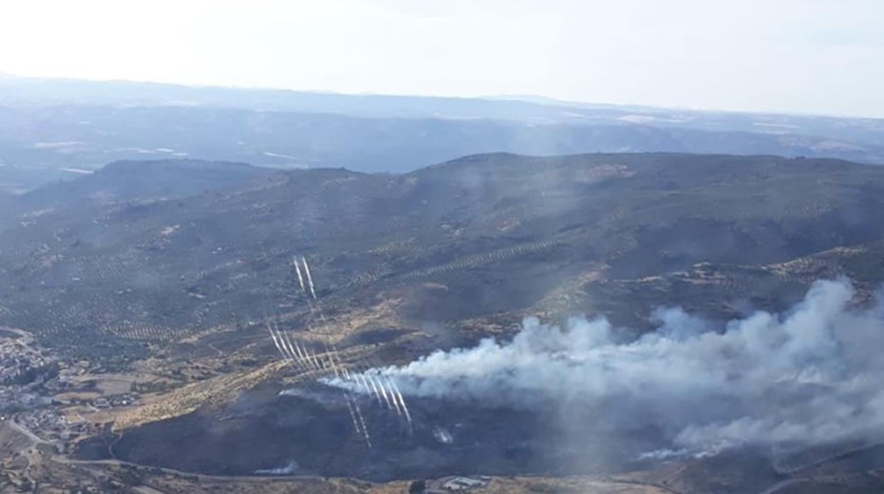 Incendio del paraje Vista Alegre de Beas de Segura